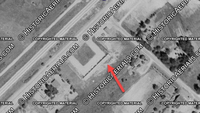 Grand Beach Motel - 1955 Aerial (newer photo)